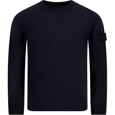 Stone Island Zomer 26 Ronde Hals Gebreide Raglan Lange Mouw Sweatshirt Heren sweatshirt L1S156100064S00F3-V0020 L black