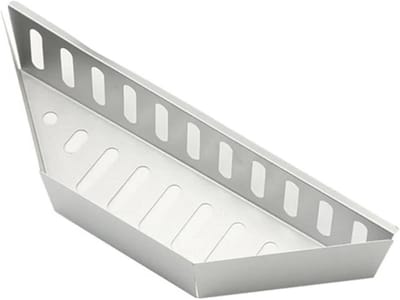 Houtskoolmand - Brandstof houder - Opslag en Organisatie - Gealuminiseerd blad - 385 cm - Zilver