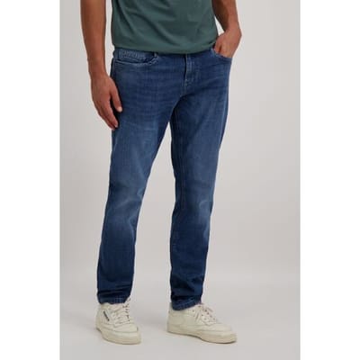 Cars blauwe heren jeans   Stonewash wassing   Regular fit   5-Pocket zakken   Knoop- en ritssluiting   Regular waist Blauw 28/30