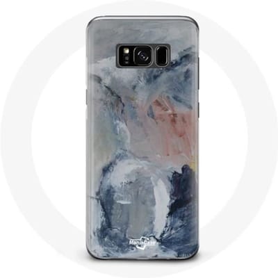 Hoesje voor Samsung Galaxy S8 Grijze abstracte textuurachtergrond grijs