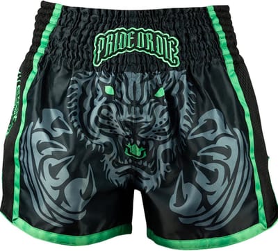 PRIDE or Die "Tiger Thai Boxing" Muay Thai Shorts - XXL