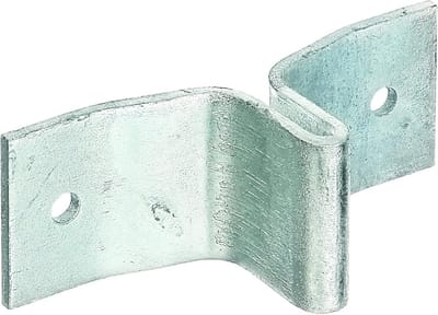 Verzinkte Beugel voor T-profiel Hekpaal Schroefbevestiging 114 x 40 mm