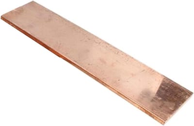 Koperen Plaat - Metaal Strip - Hobby Projecten - 999% Puur Metaal - 15 x 15 x 250 mm - Rood