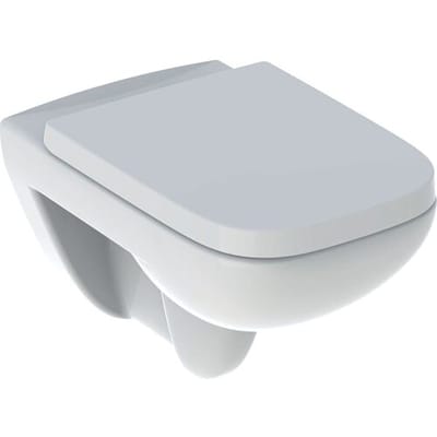 Geberit Renova Plan Set wall-hung WC, washdown, rimfree, with WC seat 500.817.00.1