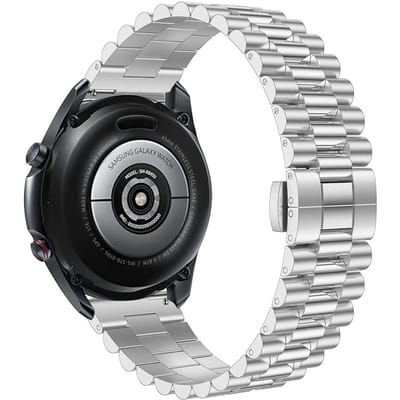 Samsung Gear Sport Presidential stalen band (zilver)