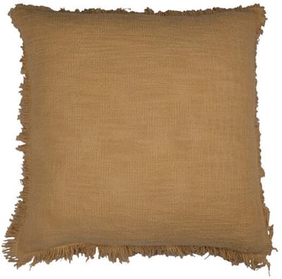 Lioni Soft Geel Kussen | 45 X 45 | Sierkussen Voor Woonkamer Of Slaapkamer