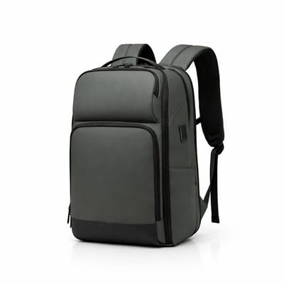 Uitbreidbare Laptop Rugzak 15.6 inch - 26L tot 40L - Waterafstotend - USB Aansluiting - Groen