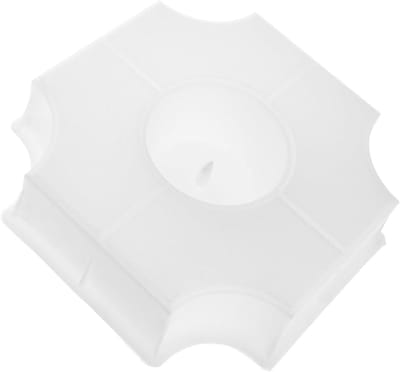 Beton Mal - Tuin Tegel - Pad Aanleggen - Herbruikbaar Plastic - 27 x 27 x 6 cm - Wit