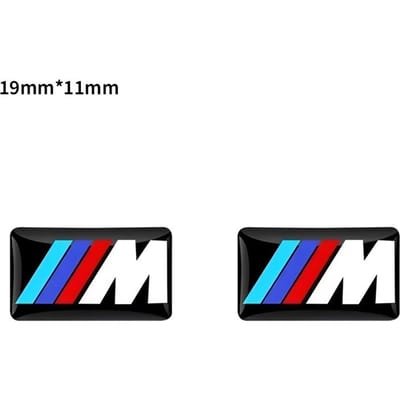 Autosticker Stuurwielnaaf Decals Voor BMW M Performance E36 E60 E90 X2 X1 X3 X5 E46 E39 E70 M3 M5 M6 G20 G30 E93 Z3 Z4 f90 oranje