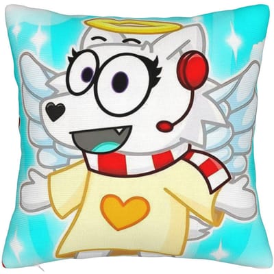 Superdog Tylers Snowi Foxs Vierkante Kussenslopen Cartoon Kussenhoes Polyester Decoratieve Sierkussenhoes voor Huis 18 40x40cm