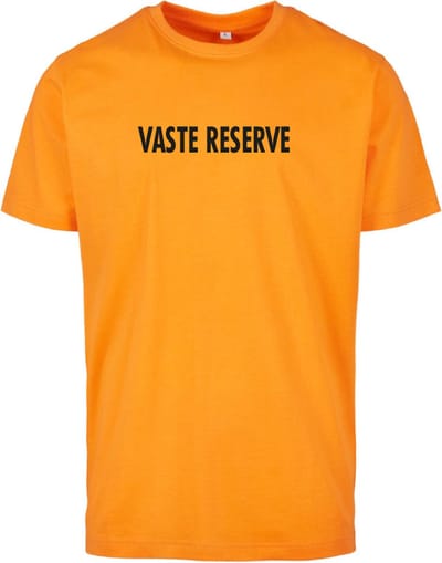 T-shirt oranje S - Vaste reserve - soBAD. | WK | Unisex | T-shirt dames | T-shirt heren | Voetbal