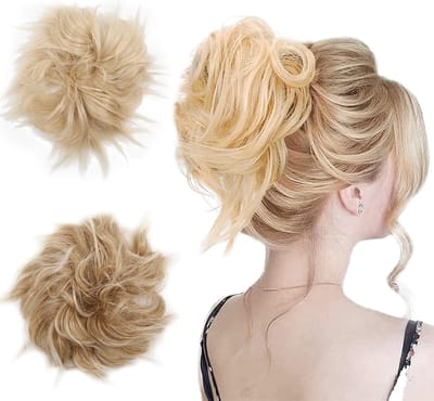 Grote Haarbun Set van 2 Stukken voor Volumineuze Updo en Messy Bun Haarstijl voor Vrouwen en Meisjes