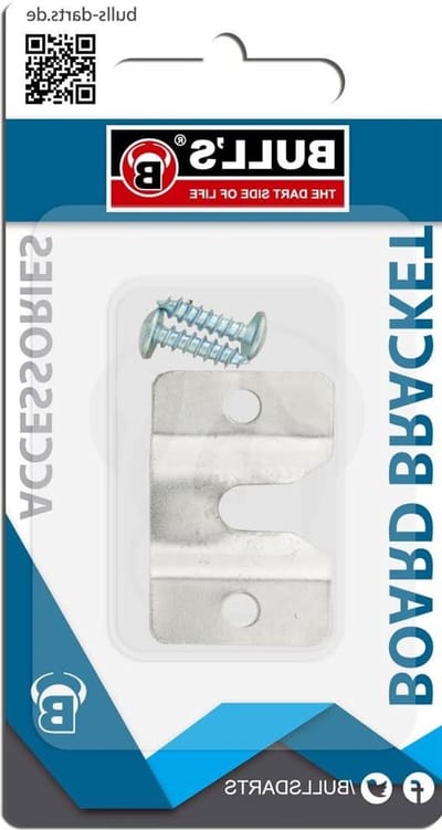 Dartbord Houder - Wandmontage Set - Dartspel Ophangen - Compleet Bevestigingsmateriaal - 10 cm - Zilver