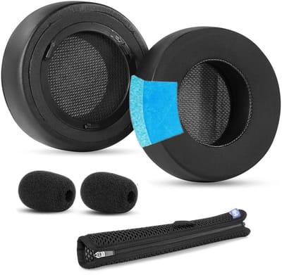 Dailygoods - Koelgel vervangende oorkussens hoofdband compatibel met Corsair Virtuoso RGB draadloze SE XT gamingheadset oorkussens met ijs zijden stof, hoge dichtheid geluidsschuim