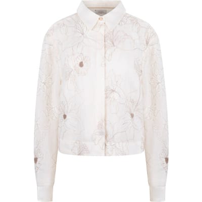 Nukus - Blouse Ecru Nukus Adora Blouse Embroidery Ecru Nks02167