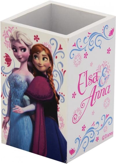 Disney Frozen Pennenhouder – Elsa & Anna – Houten Pen Houder – Meisjes