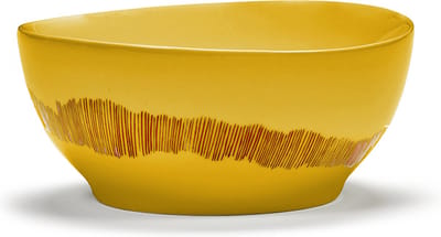 Serax - Feast by Ottolenghi - Kom S 16 cm Sunny Yellow Swirl - B8921009G