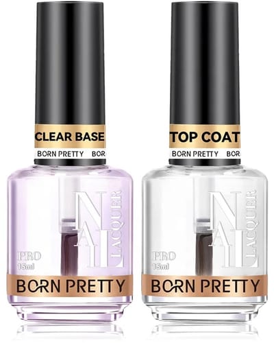 Born Pretty - Topcoat en Basecoat nagellak - Top coat en Base coat nagellak - Top en base nagellak - Topgel en basegel nagellak - Top gel en base gel nagellak