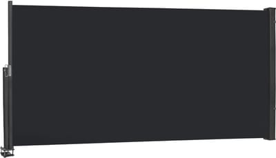 ACXIN Uitschuifbare Zijluifel - 140×300 cm- Waterdicht Privacy Scherm - Antraciet