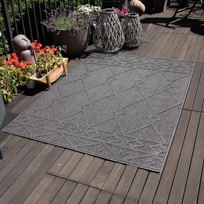 Weerbestendig Binnen- en Buitentapijt met Boho-Design 80x250 cm - Perfect voor Keuken, Balkon, Terras, Tuin en Woonkamer