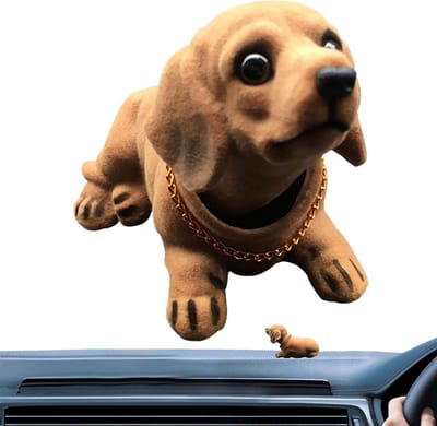 Hond Bobble Hoofd - Knikkende Hond Speelgoed - Auto Dashboard Decoratie - Gemaakt van Hars