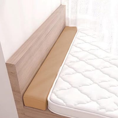 Bed Spleetvuller - Matras Opvuller - Spleten Dichten - Zachte Schuimvulling - 180 x 20 x 15 cm - Kaki