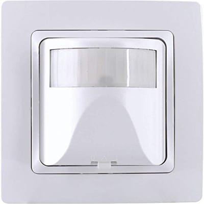 Bewegingsschakelaar Inbouw - Infrarood Sensor - Automatische Verlichting - 180 Graden Detectie - 10 Meter Bereik - Wit