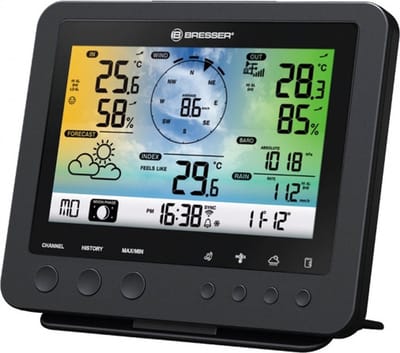 Bresser Weerstation - Basisstation 5-in-1 Weerstation 7002580 - Wifi - Zwart - Excl. Sensoren