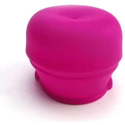 Couvercle de tasse en silicone avec trou pour paille Couvercle de tasse anti-renversement Couvercles à bec Couvercle de protection Couvercles de bouteille Accessoires de bouteille Pour bébés rouge rose