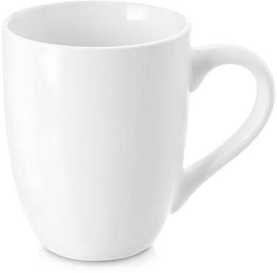 Orion Mona Serie - Porseleinen Mok - 300 ml - Witte Kleur - Geschikt voor Vaatwasser en Magnetron
