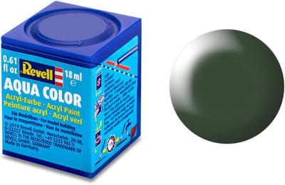 Revell Hobbyverf Acrylverf - Aqua #363 Dark Green - Satin - RAL6020 - Acryl - Verf potje - 18 ml