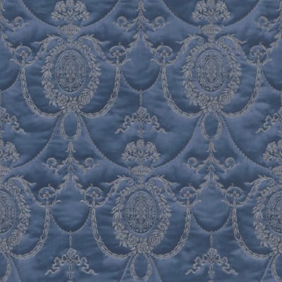 KLASSIEK BLAUW BAROK BEHANG 532159