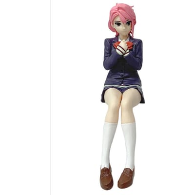 Nieuwe Anime Dandadan Ayase Momo Shiratori Aira Zittende houding S.H.Figuarts Getransformeerd Assemblage PVC Actiefiguren Figuur Speelgoed Cadeau beige