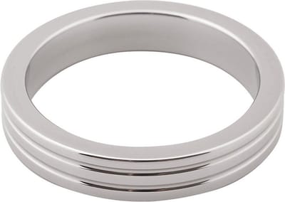 Cockring met groeven RVS 10 mm Ø 45 mm
