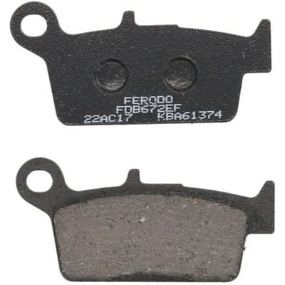 Plaquette de frein Ferodo pour Moto Gas gas 125 SM 2001 à 2009 AR / FDB672EF Neuf