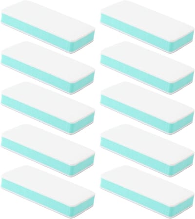 10-delige set schuursponzen voor polijsten horlogebanden en nagels - korrelgrootte 1000-5000 - houtbewerking en metaalreiniging - verpakking van 10 stuks