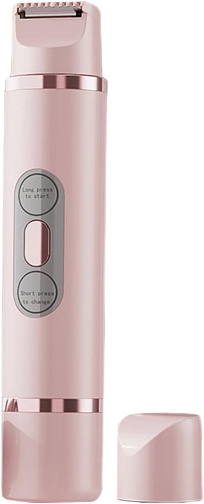 Ynkkvre - ontharingsapparaat - trimmer - elektrisch scheerapparaat - Ladyshave - 2 In 1 Dubbel Hoofd - Waterdicht Ip7 Ontwerp Voor Nat En Droog Gebruik - 1 Stuks - Voor Vrouwelijke Lichaamsverzorging Roze