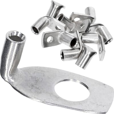 10 stuks Kalitec KA08-L8 standaard buiskabelschoenen haaks 4mm² M8 I zonder kijkgat I 90° I Made in Germany