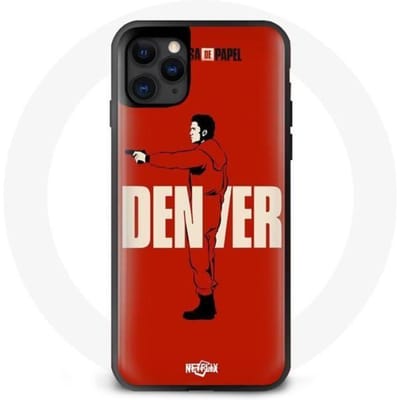 Hoesje - La Casa de Papel - Denver - Flexibel - Rood - Iphone 11 Pro Max