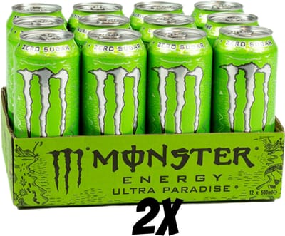 2x Monster Energy Ultra Paradise 2x 12 x500ml