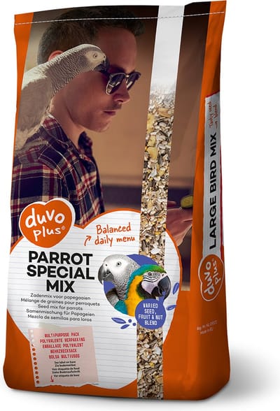 Duvoplus - Binnenvogelvoer - Vogel - Papegaai Speciaal Mix 12,5kg - 1st