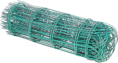 Decoratief gaas - Siernet groen - Tuin decoreren - Verzinkt PVC - 10 meter - Donkergroen