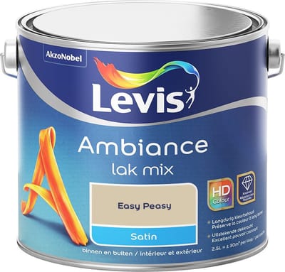 Levis - Ambiance Lak Satin Mix - Easy Peasy - Mengverf - 2,5 L
