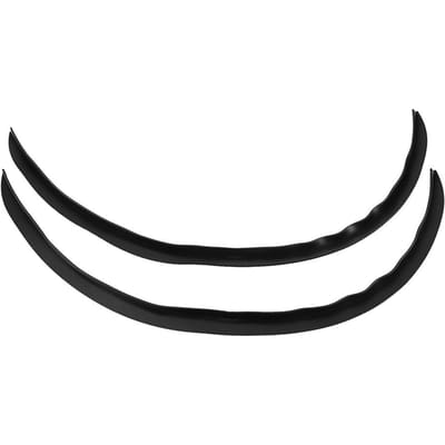 Set van Auto Wiel Wenkbrauw Boog Trim Spatbordverbreders Beschermer black