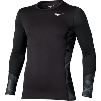 Mizuno Virtual Body G5 Lange Mouwen Basislaag Zwart XL Man