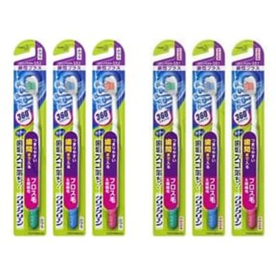 Kao - Clear Clean Intertooth Plus Compact Toothbrush 1 pc - Random Color - Normal