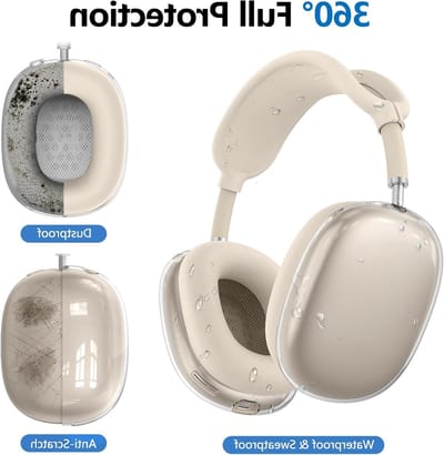 Schokbestendige en krasbestendige hoes voor AirPods Max - Bescherming voor oorkussens, hoofdband en oorkappen