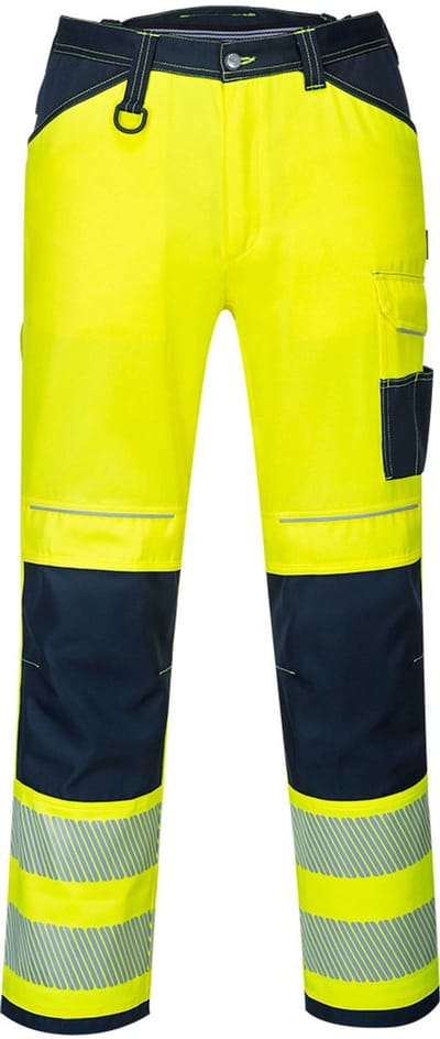Portwest PW3 Hi-Vis Broek PW340 - Geel/Marine - 30
