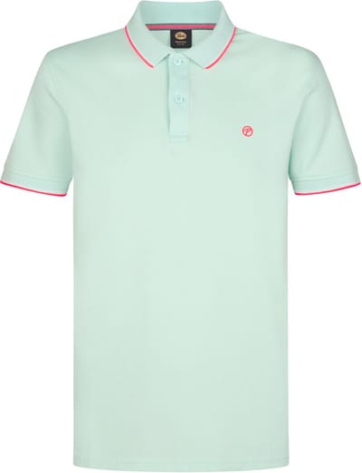 Petrol Industries Polo Shirt Heren - Klassieke Polo - Openstaande Kraag - Korte Mouwen - 100% Katoen - Effen Design - Groen - Maat XXXL