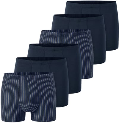 Schiesser Heren retro short / pant 6 pack 95/5 Essentials